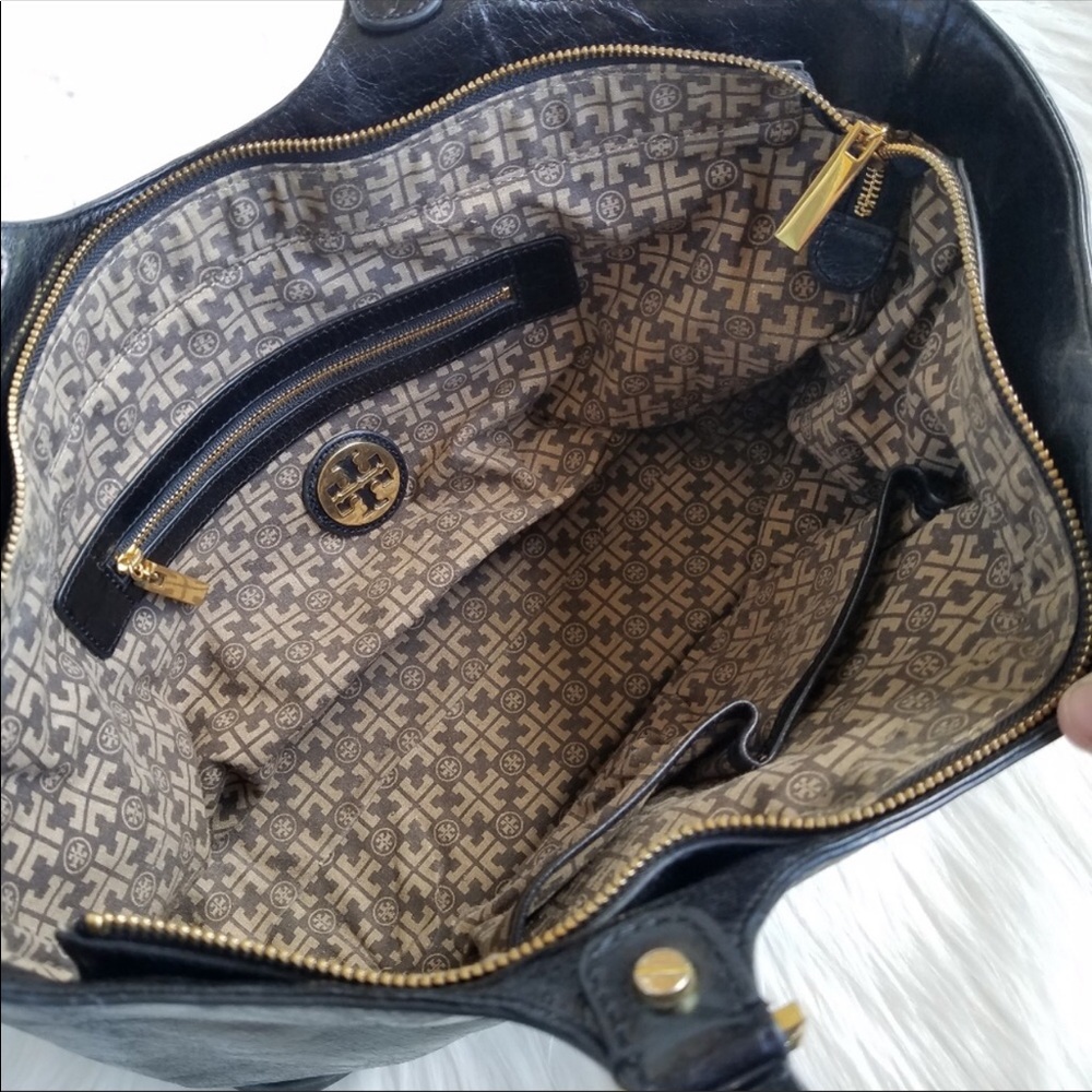 Tory Burch black bomber tote - Picture 3 of 3